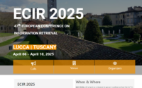 ECIR Conference, also invites Recommender System Research